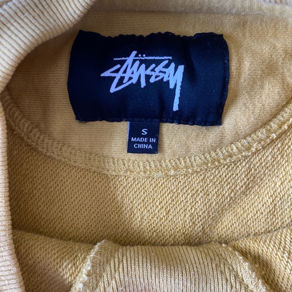 Stussy Yellow Crewneck - Picture 2 of 4